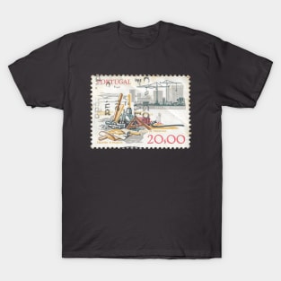 Portugal Construction theme Stamp 1982 T-Shirt